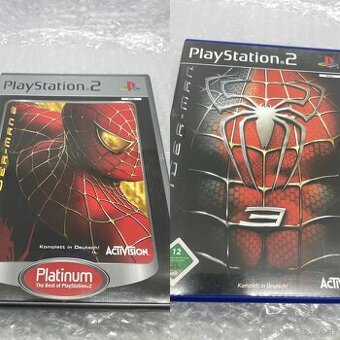 PS2 hry Spider-Man 2+3