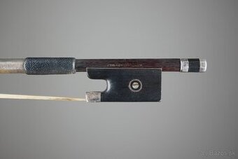 Husľový sláčik August Edwin Prager + certifikát a ohodnoteni