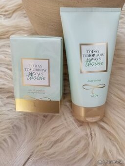Toaletný parfum a tel. mlieko Today Tomorrow Always This Lov