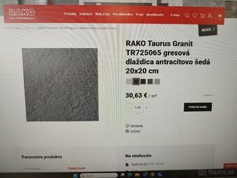 Predam gresovú dlažbu