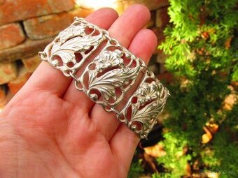 Starý strieborný náramok, Ag 925
