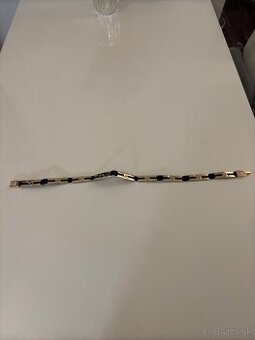 Opasok čierno zlatý