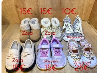 👧 Obuv pre dievčatko – veľkosť 25