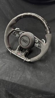 CARBON volant AUDI RS + airbag Alcantara