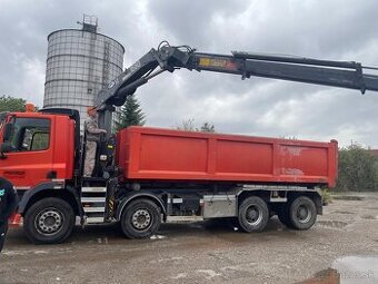 DAF GINAF 8x4 s HR sklapac + 2 kontajnery