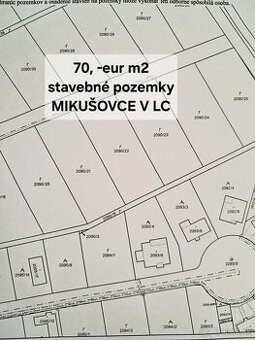70,-€ m2 stavebné pozemky po kolaudácii - 1