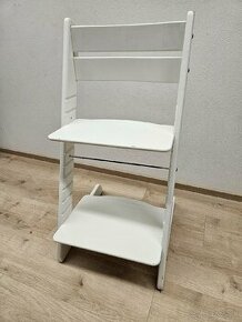 Biela detská rastúca stolička Jitro - 1
