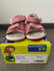 dievčenské ružové sandále (Protetika 20)