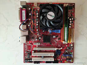 Retro doska MSI K9N65M-V s CPU a RAM