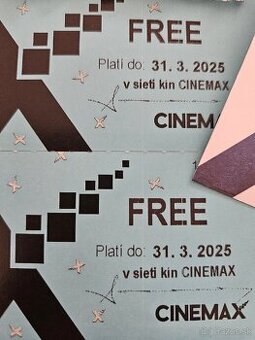 Listky do kina CINEMAX