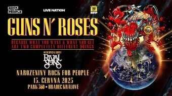 Predám 2 lístky na Guns n roses