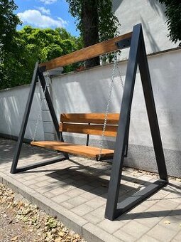 Exkluzívna hojdačka kov a agát, doprava možná
