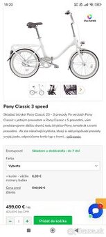 pony classic speed 2x a detský Kellys lumi 70