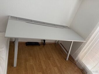 Herný PC stôl IKEA x ROG (UTESPELARE / svetlosivý) 160x80 cm