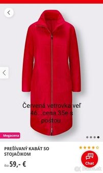 Červená vetrovka