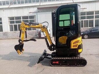 Nový minibager motor Kubota, 1,5t