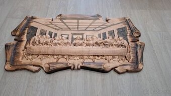 Predám obraz posledná večera ako na papieri 100x55cm