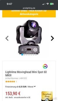 Predam svetla otočne hlavy light 4 me