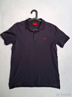 panske, tmavomodre polo tricko Hugo Boss - M