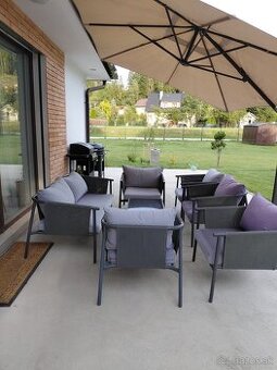 záhradná 7 dielna sedacia zostava