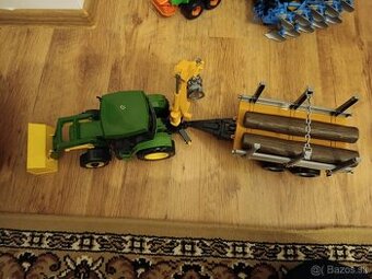 BRUDER  , Bruder traktor s príslušenstvom