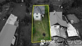 RADO | Stavebný pozemok 297m2 + starý rodinný dom, Vrícko -  - 1