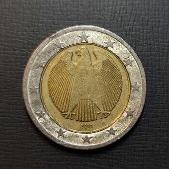 Predám -chybná razba - 2 euro minca - Germany