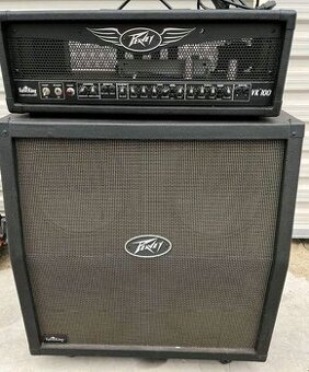 gitarová hlava + gitarový box Peavey Valveking NOVÉ LAMPY