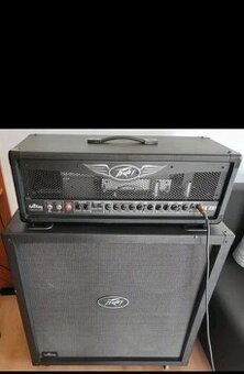 gitarová hlava + gitarový box Peavey Valveking NOVÉ LAMPY