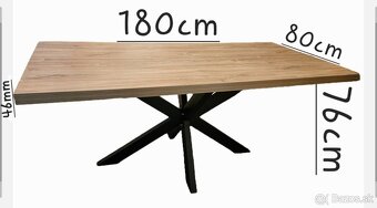 Jedalensky stol 180 x 80cm