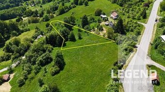 Jedinečný stavebný pozemok v Žítkovej-3.484m2,elektrina,voda