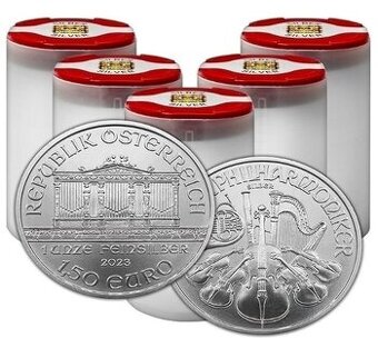 Investičné striebro, mince 1oz