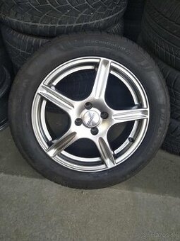 Alu 4 x 100 R 16 + letné pneu.