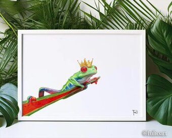 ''The Frog Prince'' - Hyperrealistická kresba