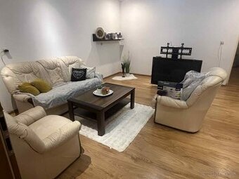 Kožená sedačka + 2 kreslá