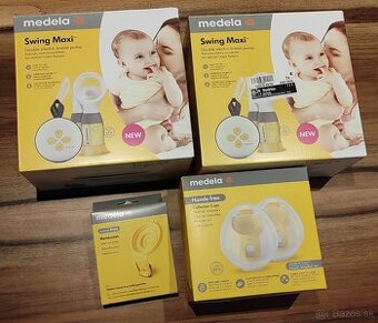 Medela double Swing Maxi™ NEW + Medela double Hands-Free