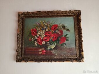 Maľované obrazy, obrau, drevený rám