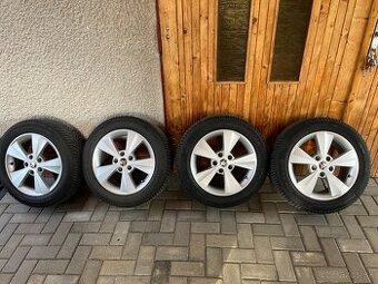 Kolesá 5x112 R16+zimné pneu 205/55