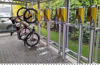 parkovanie pre bicykle, mini garaže,vertikalny vytah