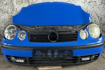 VW POLO 9N, predok, Predny nárazník, kapota, svetla