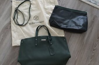 Kozena vacsia kabelka s dustbagom