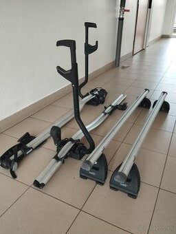 Strešný nosič – Ford/Kia + nosiče bicyklov Thule