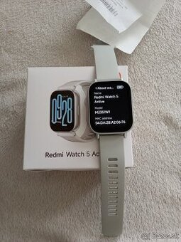 Xiaomi redmi Watch 5 activ nepoužité v zaruke