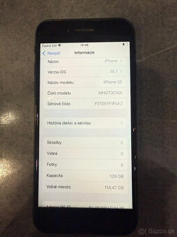 IPHONE SE2020 128GB-100% bat.