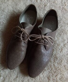 Rieker Dámske Kožené Poltopánky Veľkosť 39