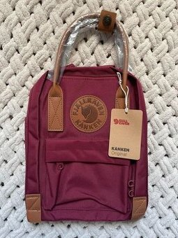 Batoh Fjällräven Kanken vínový s hnedými prvkami 7L