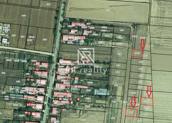 Cestice, pozemky zahrnuté v územnom pláne, 78€/m2