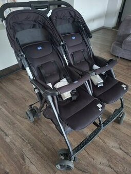 CHICCO Kočík dvojičkový/súrodenecký športový Ohlala Twin Bla