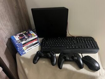 Playstation 4 + klávesnica myš - 1