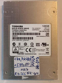 SSD 128GB TOSHIBA SATA3 (6.0Gbps) 2,5"